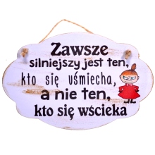 tabliczka sentencje zawieszka mała mi cytat prezent pamiątka