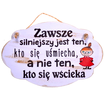tabliczka sentencje zawieszka mała mi cytat prezent pamiątka