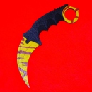 Nóż drewniany karambit tygrysi kieł CS:GO