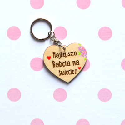 serce kocham cię dla  dzień babci ozdoba  laurka prezent