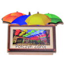 magnes, parasol, widok, pamiątka