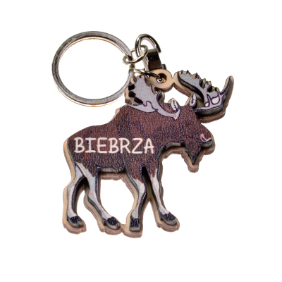 breloczek, łoś,