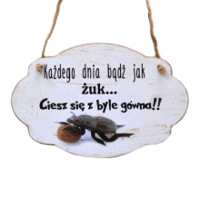 tabliczka sentencje zawieszka  cytat prezent pamiątka