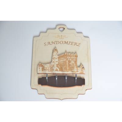 Deska z wieszakiem na klucze - Sandomierz