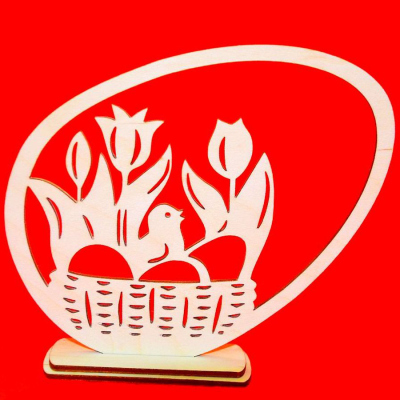 Jajo OP14 TULIPANY na podstawce