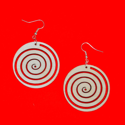 Kolczyki SPIRALE SP03 SZEROKIE