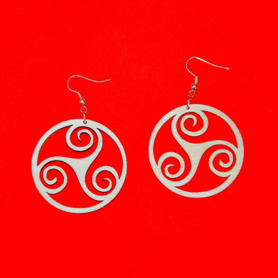Kolczyki SPIRALE SP05 triskelion