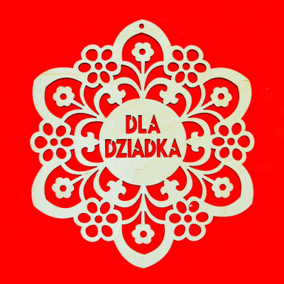 Laurka zawieszka LD47 ROZETA dla DZIADKA