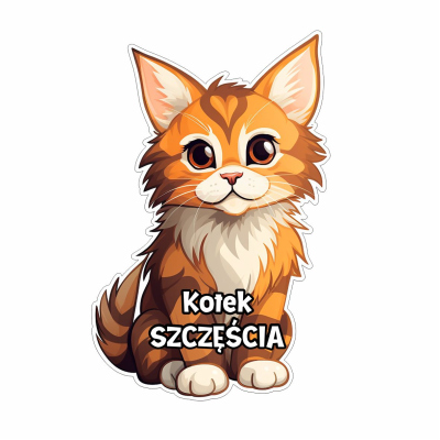 magnes, kot, kotek, na szczęście, szczęścia, czarny kot