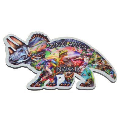 magnes, dino, dinozaur, triceratops