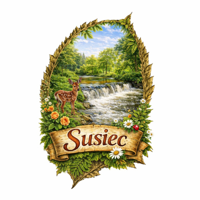 magnes, pamiątka, na lodówkę, białowieża, liść, jeleń, susiec