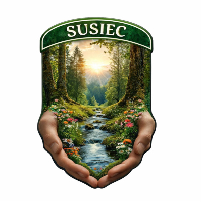 magnes, pamiątka, na lodówkę, białowieża, liść, jeleń, susiec
