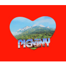Magnes Pieniny w kształcie serca - Mix wzorów