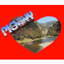 Magnes Pieniny w kształcie serca - Mix wzorów