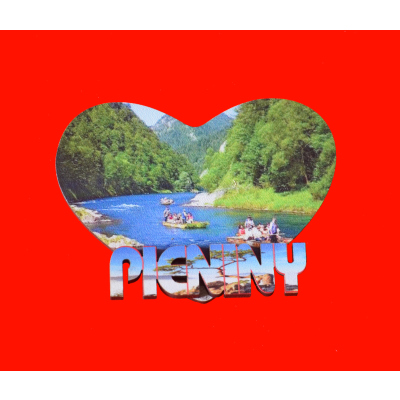 Magnes Pieniny w kształcie serca - Mix wzorów