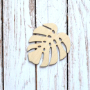 podstawka podkładka pod kubek drewniane monstera