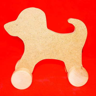 Zabawka ZB02 PIESEK 1 mdf na kółkach